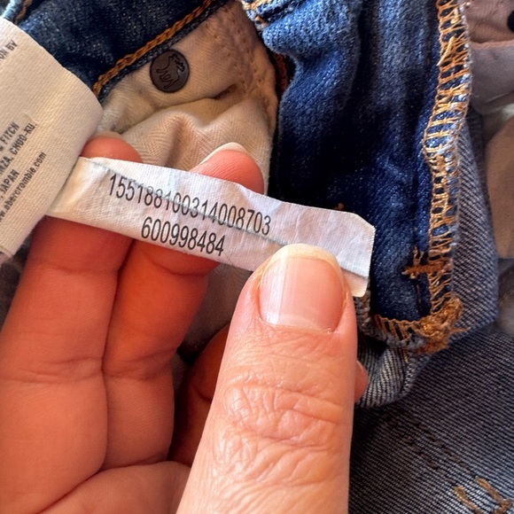 Abercrombie & Fitch . Blue Skinny Jeans Distressed Denim - Picture 7 of 8